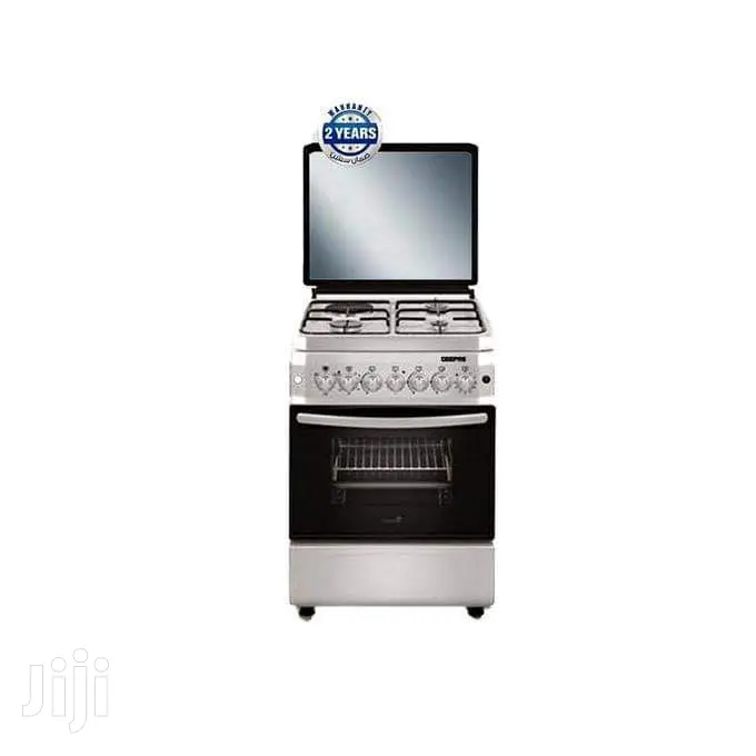 Geepas 3 Gas Burners 1 Electric Plate Cooker With Oven Grill