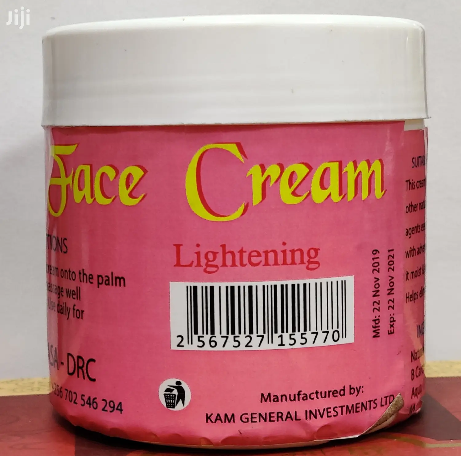 Clear Face Brightening Body Cream