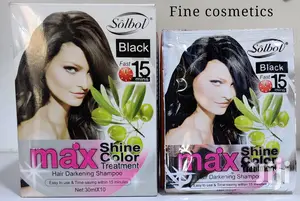 Maxi Shine Hair Darkening Black Shampoo