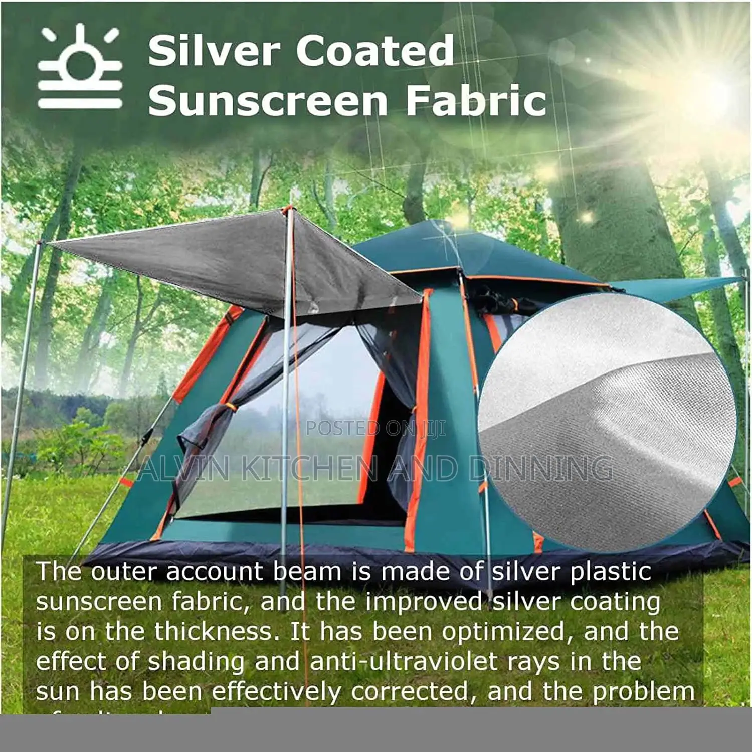 Tent for Camping Automatic 6 to 7 People