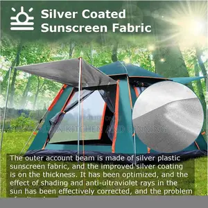 Tent for Camping Automatic 6 to 7 People