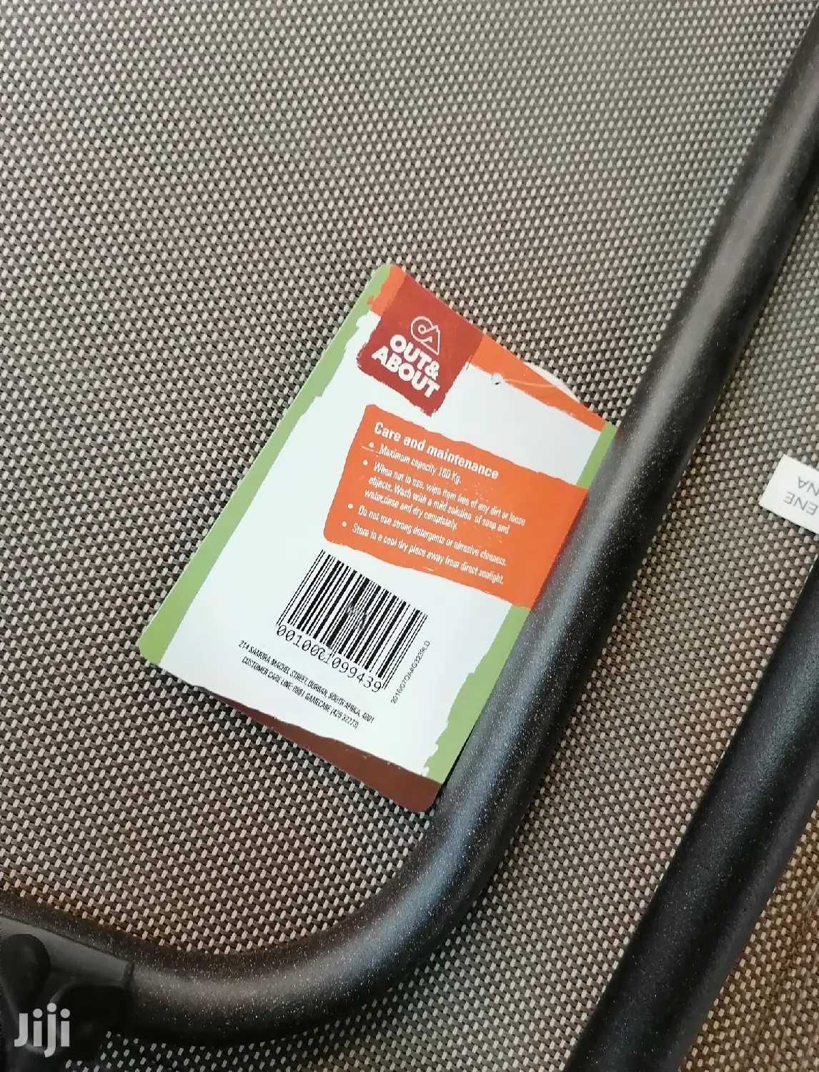 Out And About Textilene Weatherproof Brown Lounger Chair