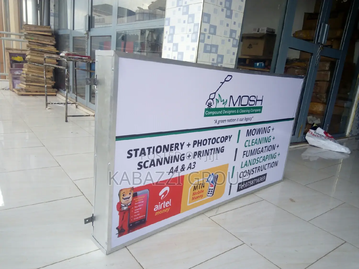 Stickers, Posters And Lighting Sign Posts