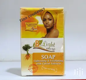 B Light Lightening and Exfoliating Bathing Carrot Soap