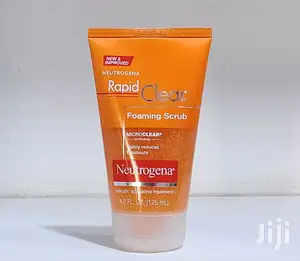 Neutrogena Rapid Clear Foaming Exfoliating Facial Scrub.