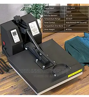 Flat-Bed Heat Press Machine