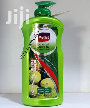 Wellice Olive Oil Nourishment Refreshing Shower Gel.