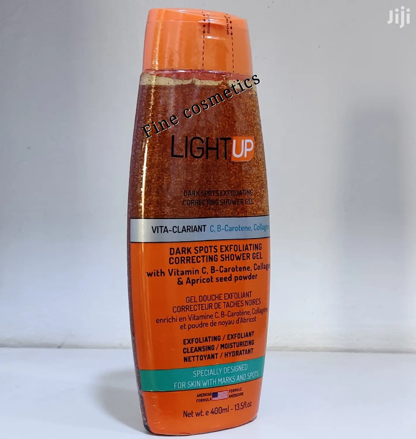 Light Up Exfoliating Dark Spots Correcting Shower Gel.