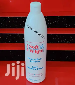 Soft and White Swiss Hand and Body Lotion.