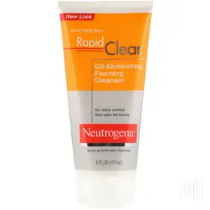 Neutrogena Rapid Clear Oil-Eliminating Foaming Cleanser.