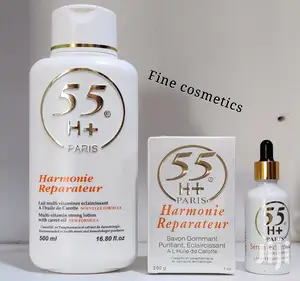 ORIGINAL 55H+ Harmonie Reparateur Set of 3 Lotion Serum Soap