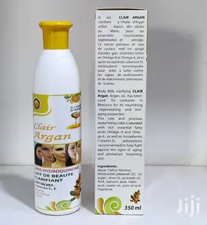 Clair Argan Beauty Body Milk Lotion 11.66 Oz / 350 Ml