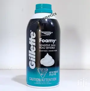 Gillette Foamy Shaving Cream, Sensitive Skin, 11 Ounce