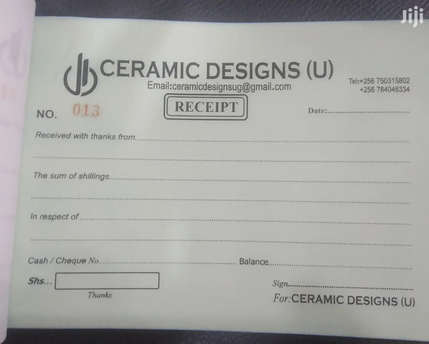 Receipt Books