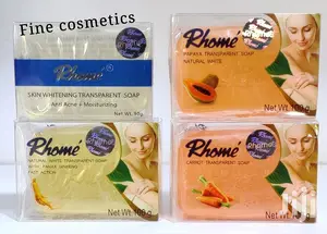Rhome Transparent Lightening Soap(Papaya, Carrot Tamarind)