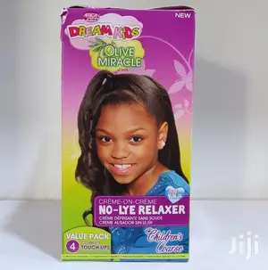 Dream Kids Olive Miracle Touch-up Relaxer Regula Value 4pack