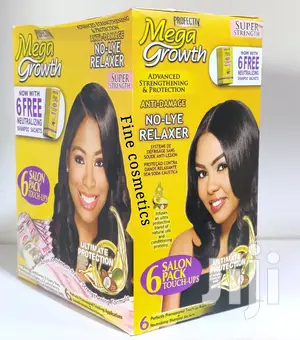 6pack Profectiv Mega Growth Anti-Damage No-Lye Relaxer Kit