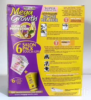 6pack Profectiv Mega Growth Anti-Damage No-Lye Relaxer Kit