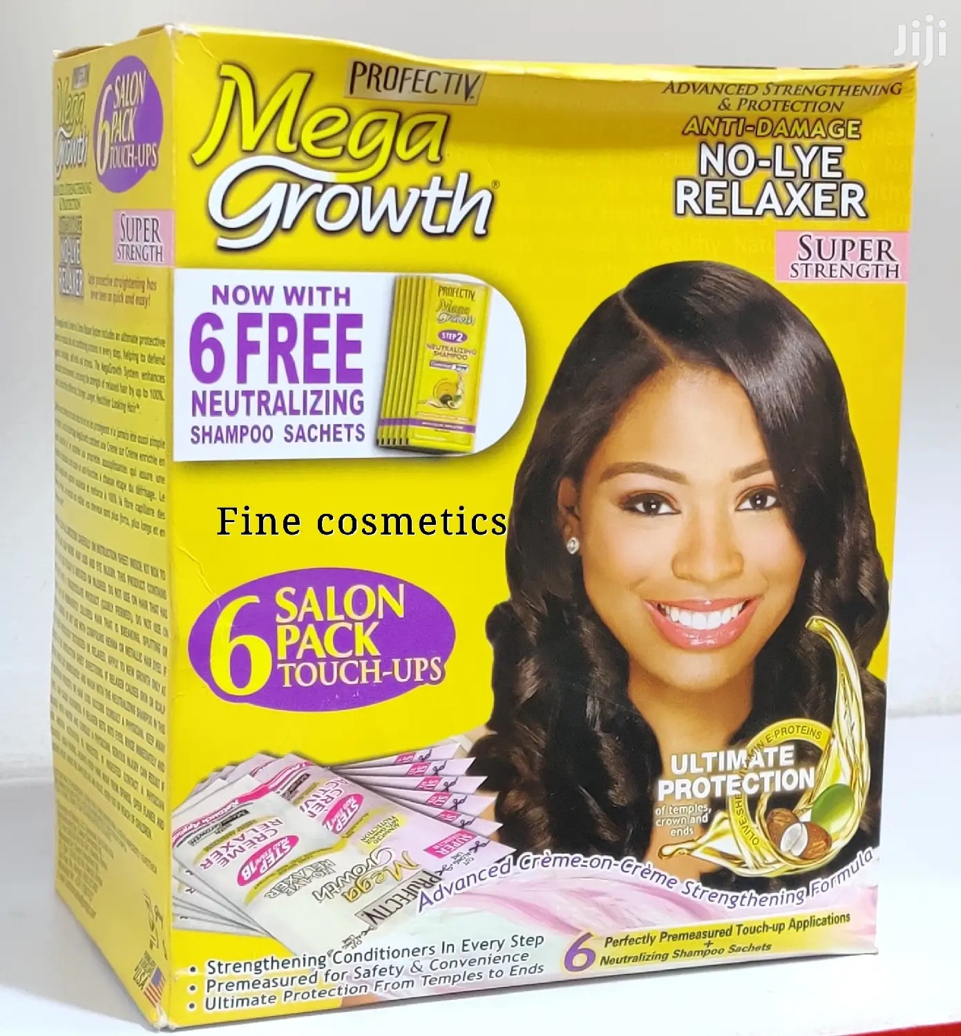 6pack Profectiv Mega Growth Anti-Damage No-Lye Relaxer Kit