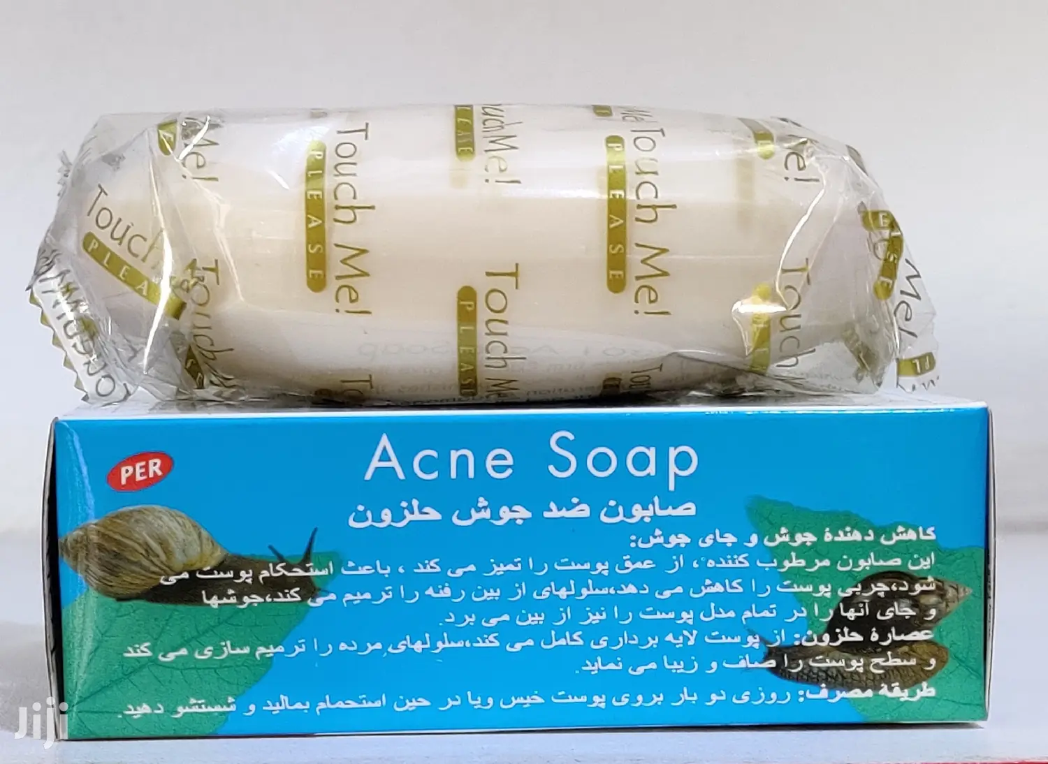 Touch Me Please Acne Soap Skin Whitening With Snail Extract