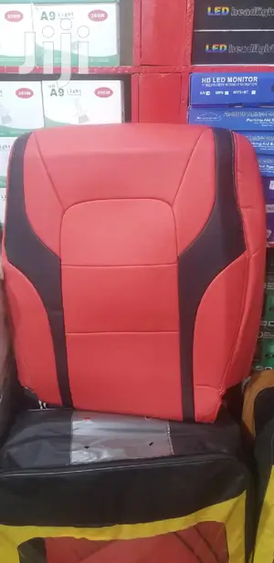 Red Black Seat Covers