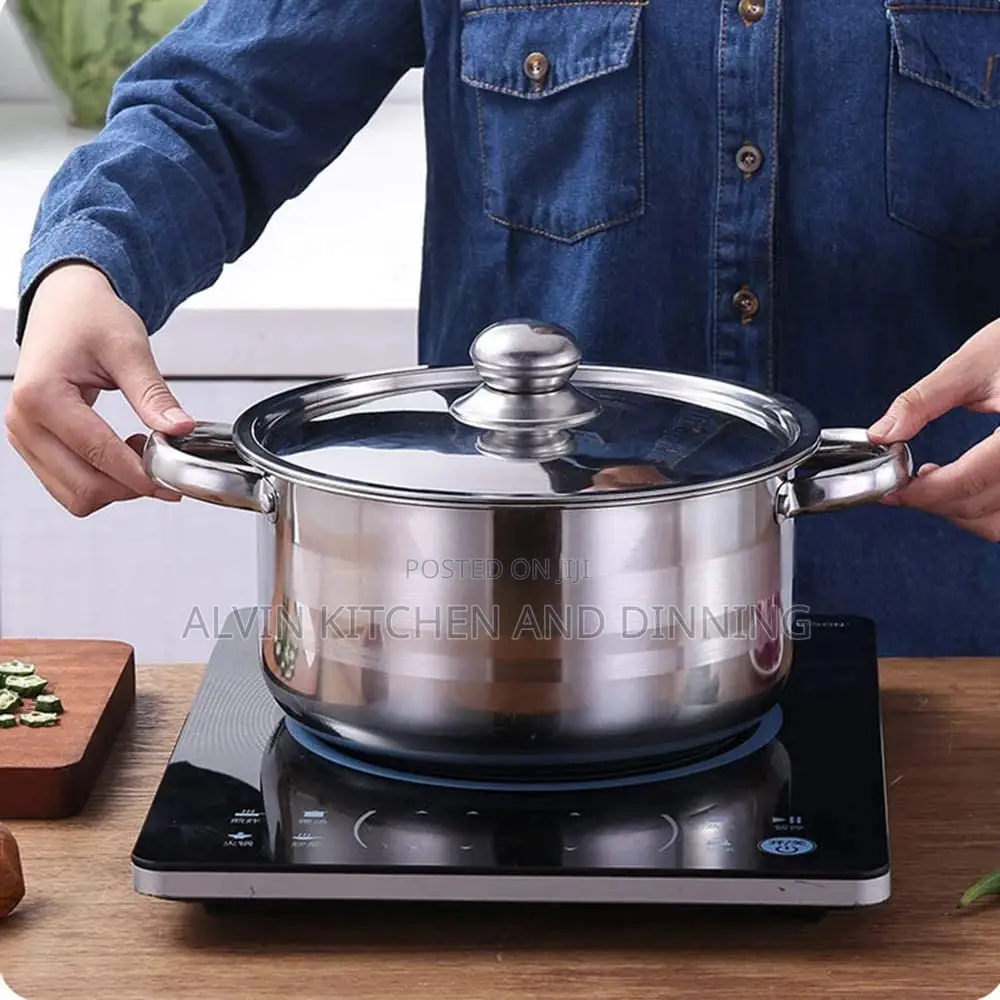 Nonstick Cookware Set 4-Piece Stainless Steel Pot