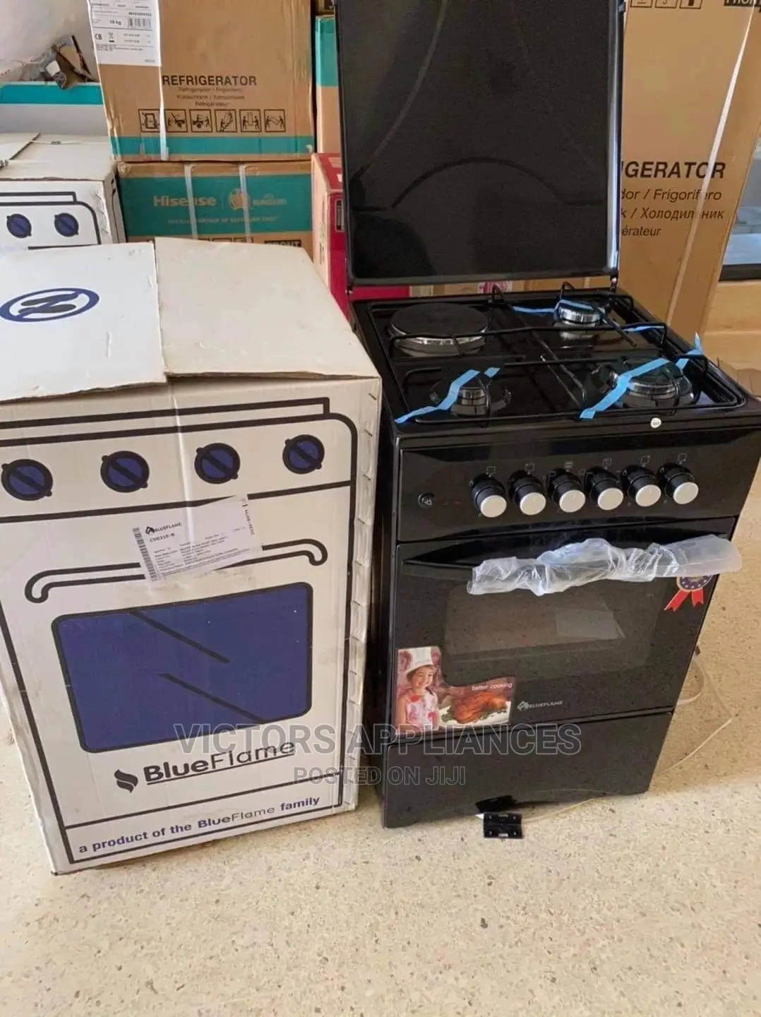 Blueflame 3gas 1electric Cooker With a Standg Electric Oven