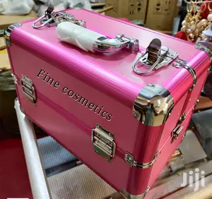 Travel Makeup Box Cosmetic Bag With Shoulder Carrying Strap