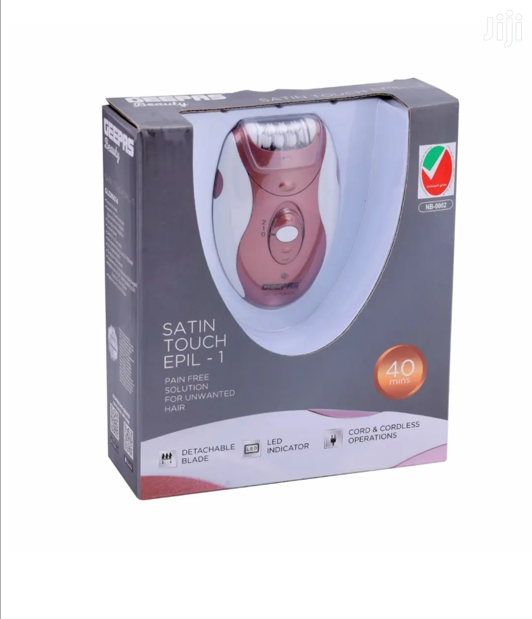 Geepas Rechargeable Satin Touch Epil - 1 Epilator