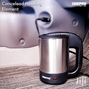 Geepas Stainless Steel Car 12V DC Kettle