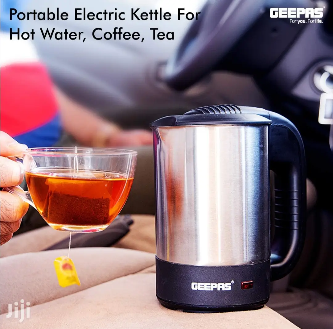 Geepas Stainless Steel Car 12V DC Kettle