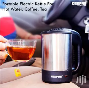 Geepas Stainless Steel Car 12V DC Kettle