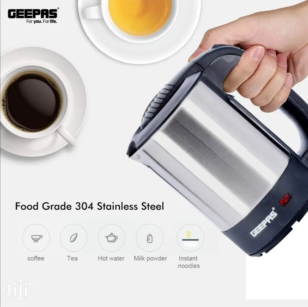 Geepas Stainless Steel Car 12V DC Kettle