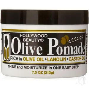 Hollywood Beauty Olive Pomade With Lanolin And Castor Oil