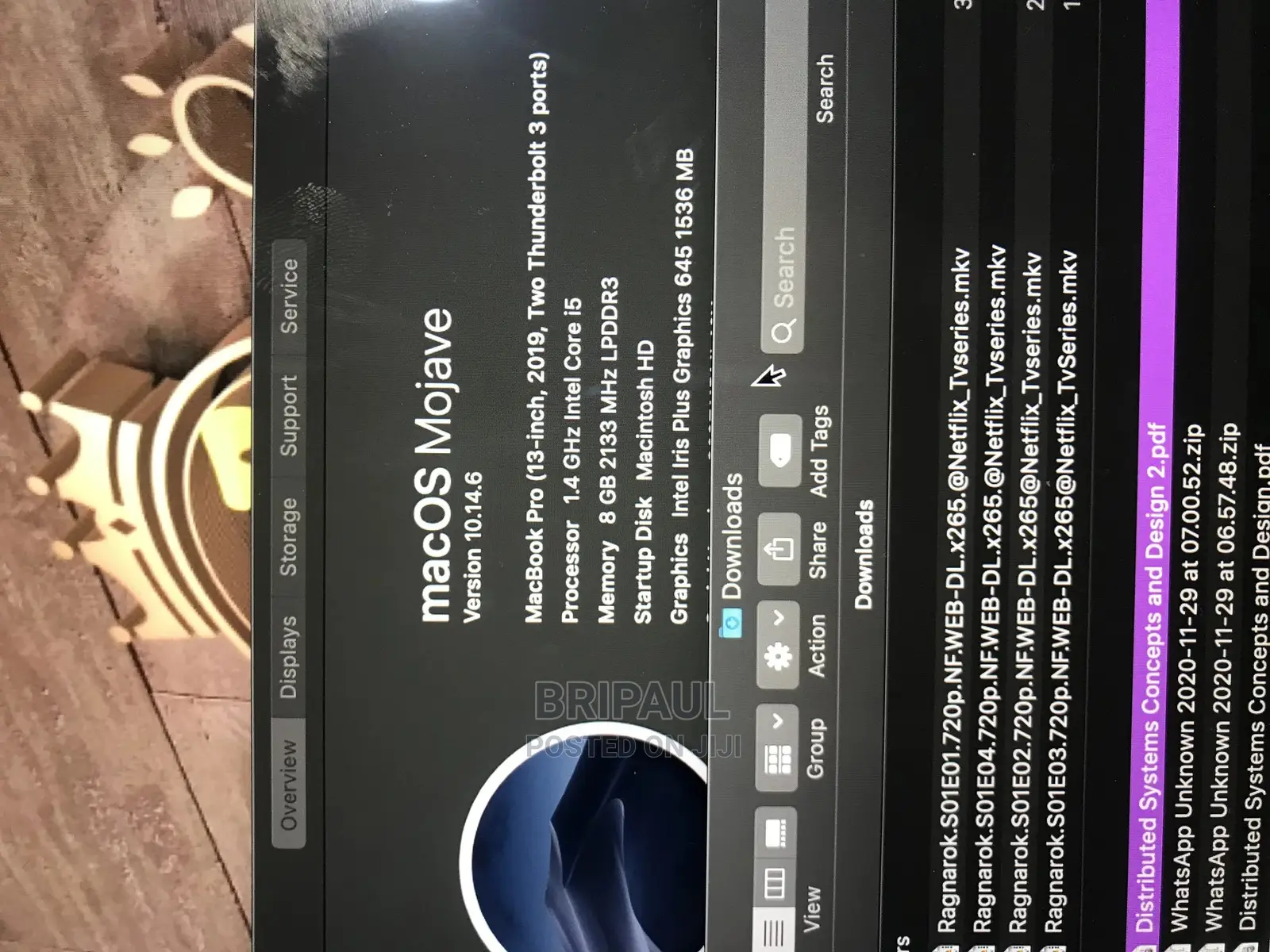 Laptop Apple MacBook Pro 2019 8GB Intel Core i5 SSD 128GB