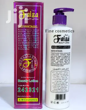 Original Faiza Beauty Moisturizering And Whitening Lotion.