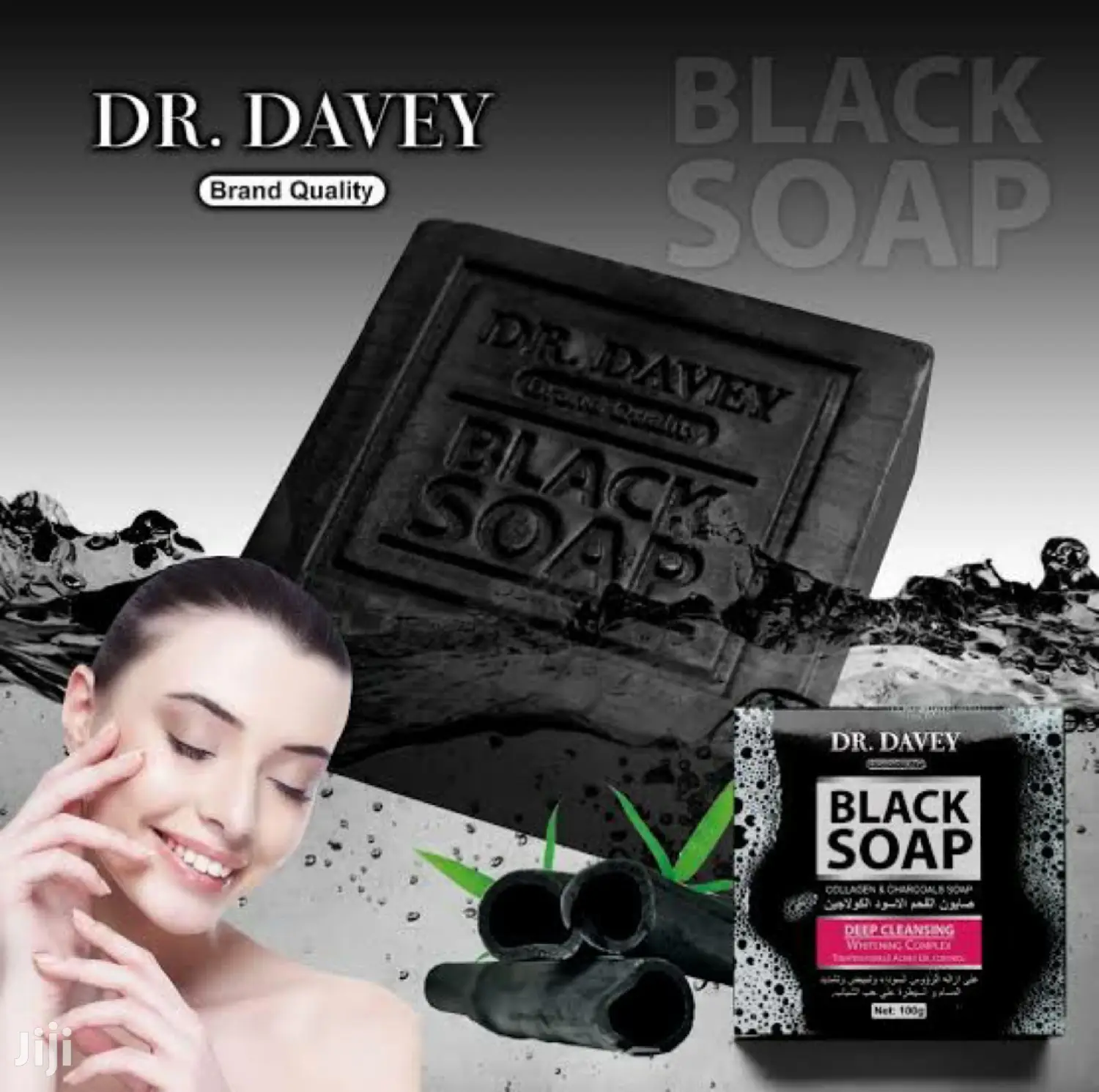 Dr Davey Deep Cleansing Whitening Complex Black Soap