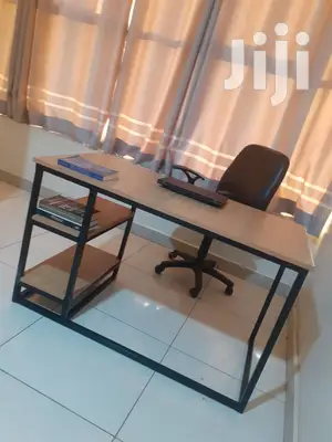 Modern Study Table With Shelf