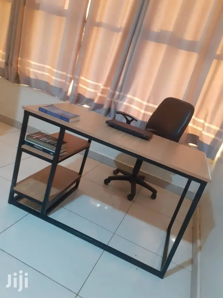 Modern Study Table With Shelf