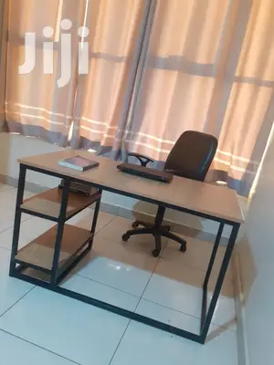 Modern Study Table With Shelf