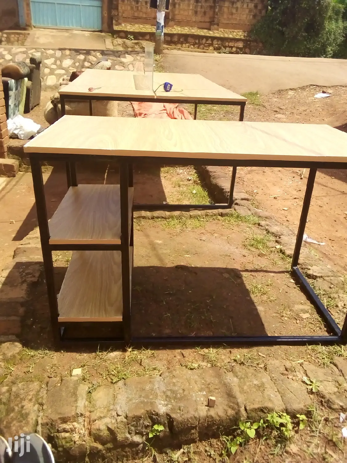 Modern Study Table With Shelf