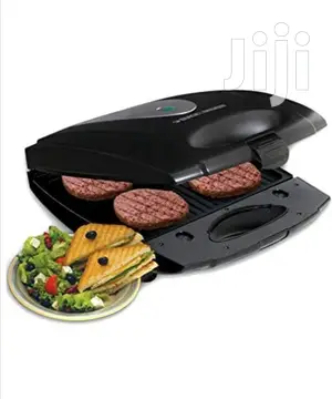 Black Decker 4 Slot Sandwich Maker and Grill 1400W