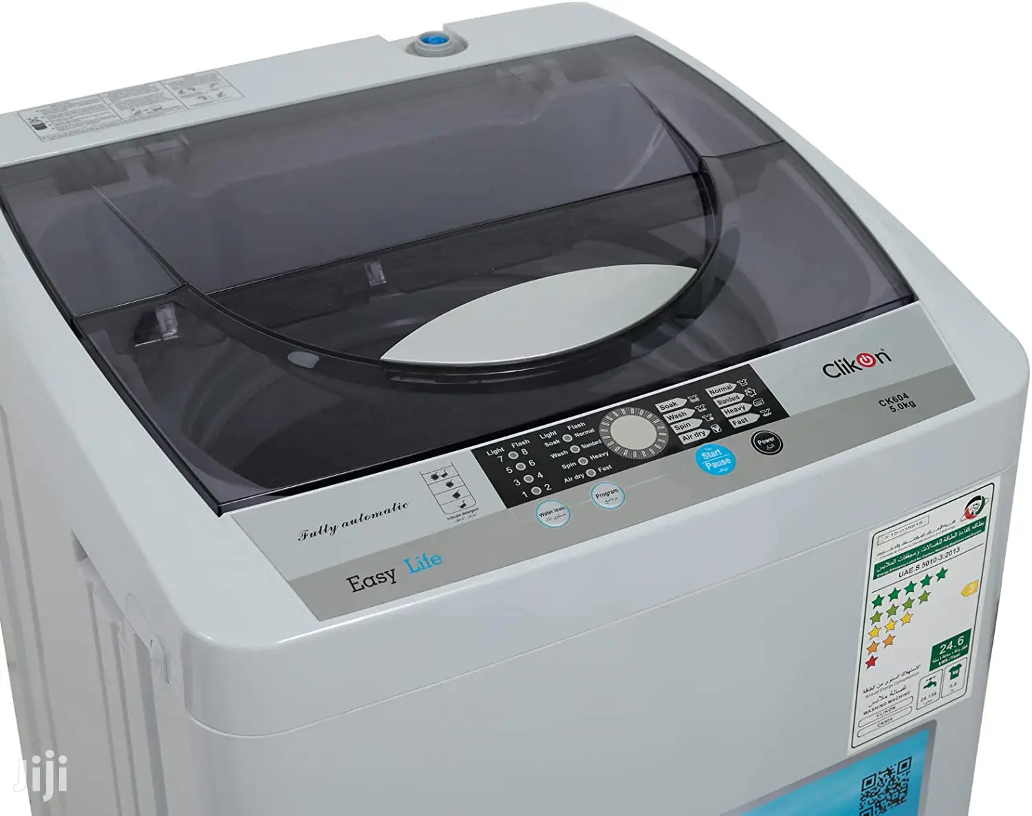 Clikon Fully Automatic Top Load Washing Machine 5kg