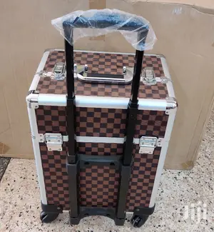 Profesional Heavy Duty Rolling Travel Makeup Box With Wheels