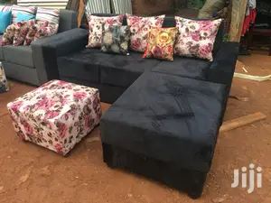 Mini L Sofa Black