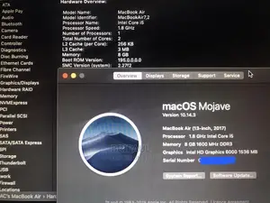 Laptop Apple MacBook Air 2017 8GB Intel Core I5 SSD 128GB