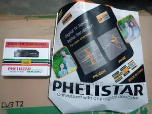 Package of Free to Air Decoder+Antenna+Free Extention Cable