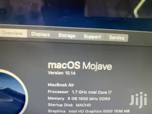 Laptop Apple MacBook Air 8GB Intel Core i7 SSD 128GB
