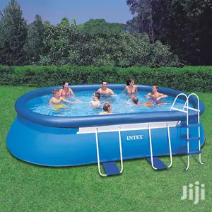 Intex Oval Frame Swimming Pool Set 18ft X 10ft X 42in