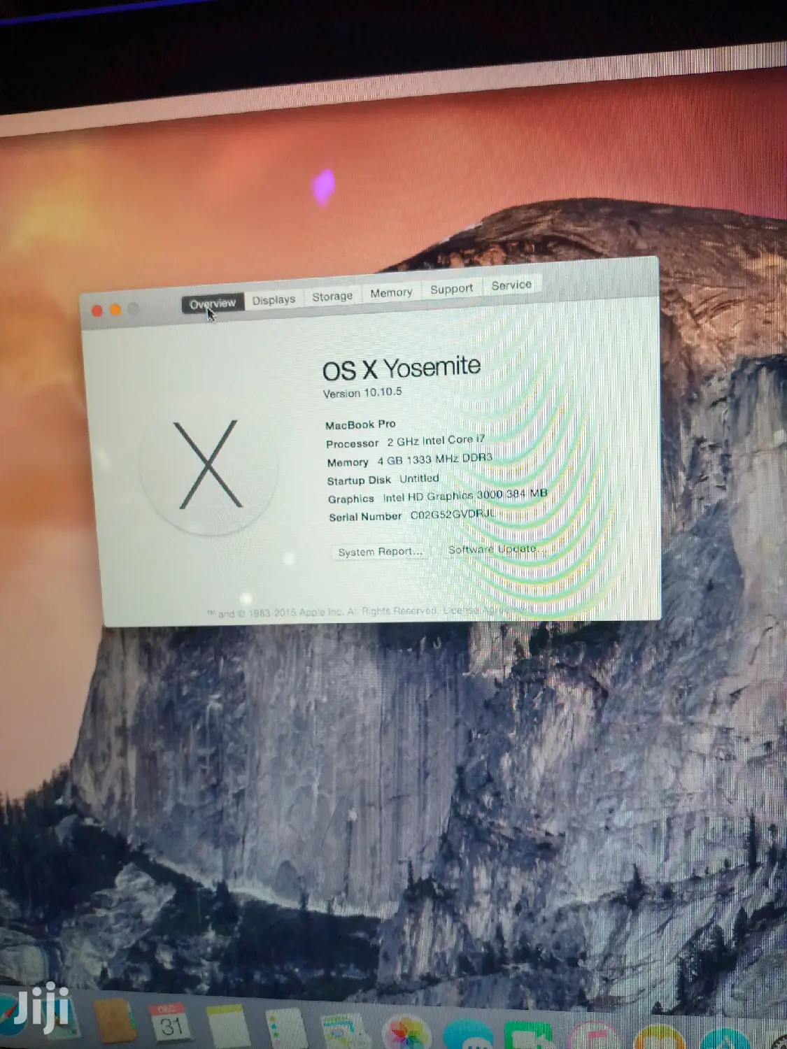 Laptop Apple MacBook Pro 4GB Intel Core I7 HDD 1T